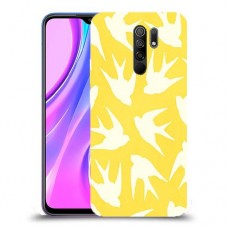 צהוב ציפור החיים כיסוי מגן קשיח מעוצב ל Xiaomi Redmi 9 יחידה אחת סקרין מובייל