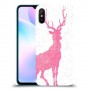 צבי ורוד כיסוי מגן קשיח מעוצב ל Xiaomi Redmi 9A יחידה אחת סקרין מובייל