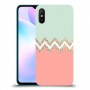 ורוד ירוק כיסוי מגן קשיח מעוצב ל Xiaomi Redmi 9A יחידה אחת סקרין מובייל