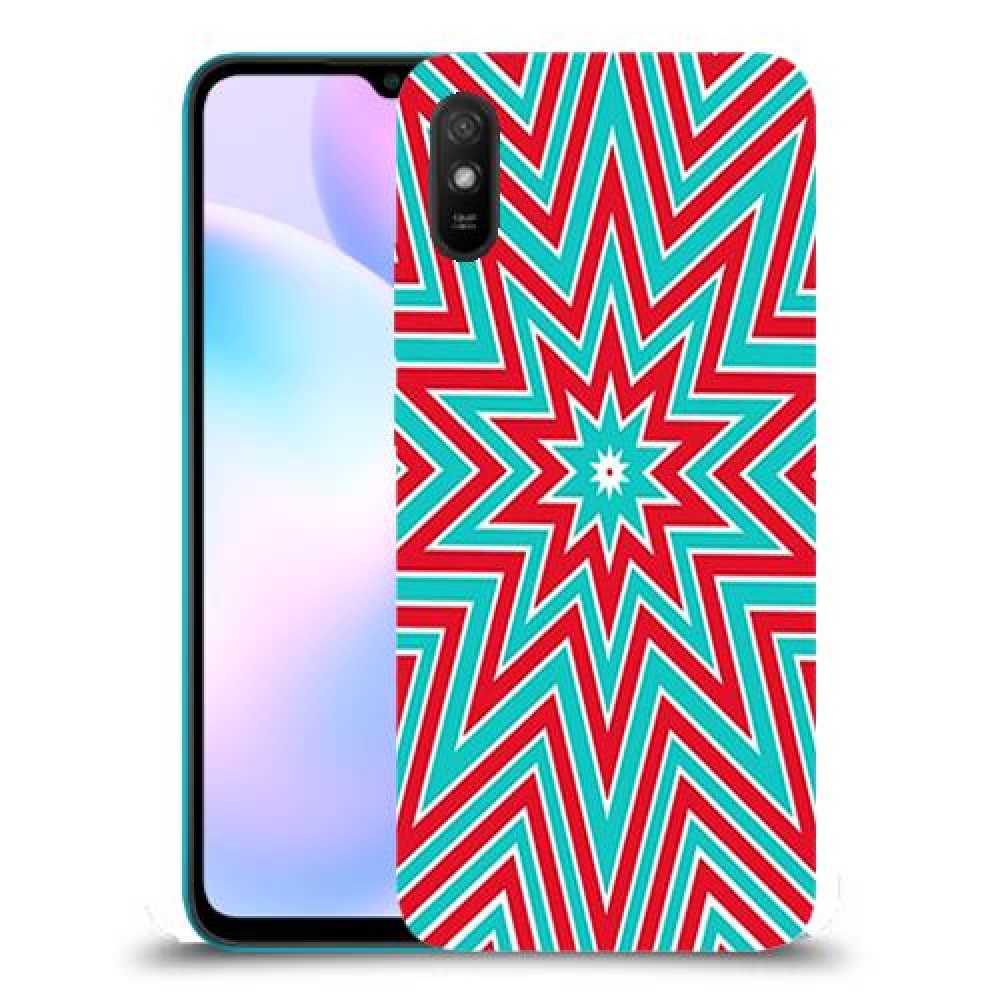 צבעי שלג כיסוי מגן קשיח מעוצב ל Xiaomi Redmi 9A יחידה אחת סקרין מובייל