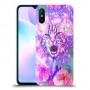 חתול מושלג כיסוי מגן קשיח מעוצב ל Xiaomi Redmi 9A יחידה אחת סקרין מובייל