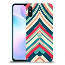 פסים בצבע כיסוי מגן קשיח מעוצב ל Xiaomi Redmi 9A יחידה אחת סקרין מובייל