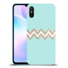 פסים בירוק כיסוי מגן קשיח מעוצב ל Xiaomi Redmi 9A יחידה אחת סקרין מובייל