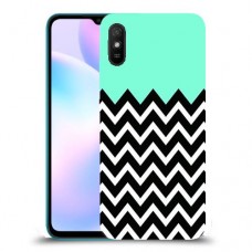 פסים במנטה כיסוי מגן קשיח מעוצב ל Xiaomi Redmi 9A יחידה אחת סקרין מובייל