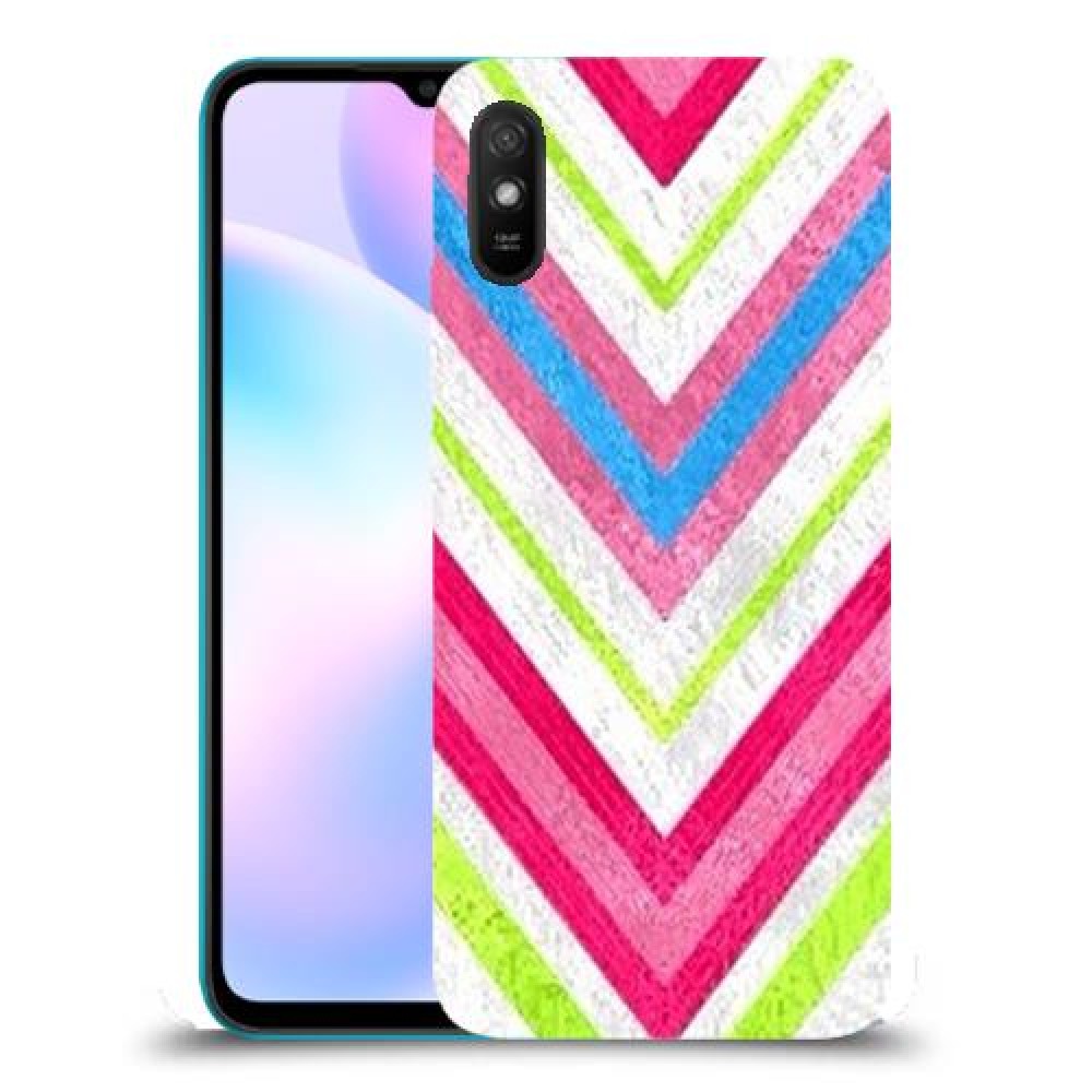 צבעים חשופים כיסוי מגן קשיח מעוצב ל Xiaomi Redmi 9A יחידה אחת סקרין מובייל