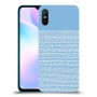 נקודות לבנות בכחול כיסוי מגן קשיח מעוצב ל Xiaomi Redmi 9A יחידה אחת סקרין מובייל