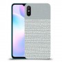 נקודות לבנות אפור כיסוי מגן קשיח מעוצב ל Xiaomi Redmi 9A יחידה אחת סקרין מובייל