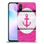 עוגן ורוד מעץ כיסוי מגן קשיח מעוצב ל Xiaomi Redmi 9A יחידה אחת סקרין מובייל