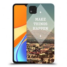 לגרום לדברים לקרות כיסוי מגן קשיח מעוצב ל Xiaomi Redmi 9C יחידה אחת סקרין מובייל
