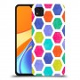 ניאון חלת דבש כיסוי מגן קשיח מעוצב ל Xiaomi Redmi 9C יחידה אחת סקרין מובייל