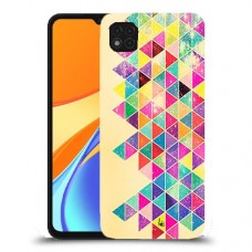 ניאון רומבי כיסוי מגן קשיח מעוצב ל Xiaomi Redmi 9C יחידה אחת סקרין מובייל