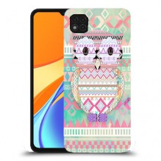 ינשוף נחמד כיסוי מגן קשיח מעוצב ל Xiaomi Redmi 9C יחידה אחת סקרין מובייל