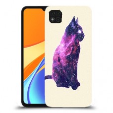 לילה מכושף כיסוי מגן קשיח מעוצב ל Xiaomi Redmi 9C יחידה אחת סקרין מובייל