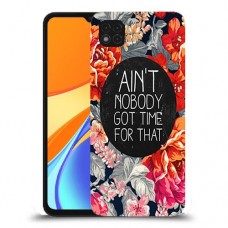 אף אחד לא קיבל זמן כיסוי מגן קשיח מעוצב ל Xiaomi Redmi 9C יחידה אחת סקרין מובייל