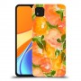 אפרסקים כתומים כיסוי מגן קשיח מעוצב ל Xiaomi Redmi 9C יחידה אחת סקרין מובייל