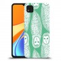 ינשופים על ירוק כיסוי מגן קשיח מעוצב ל Xiaomi Redmi 9C יחידה אחת סקרין מובייל