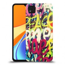 אהבת שלום כיסוי מגן קשיח מעוצב ל Xiaomi Redmi 9C יחידה אחת סקרין מובייל