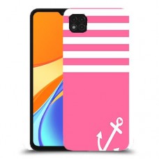 ורוד ימית כיסוי מגן קשיח מעוצב ל Xiaomi Redmi 9C יחידה אחת סקרין מובייל