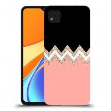 ורוד-לבן-לבן כיסוי מגן קשיח מעוצב ל Xiaomi Redmi 9C יחידה אחת סקרין מובייל