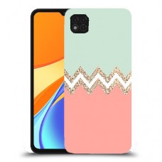 ורוד ירוק כיסוי מגן קשיח מעוצב ל Xiaomi Redmi 9C יחידה אחת סקרין מובייל