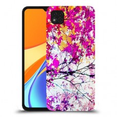 סתיו סגול כיסוי מגן קשיח מעוצב ל Xiaomi Redmi 9C יחידה אחת סקרין מובייל