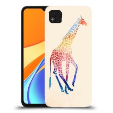 קשת ג 'ירפה כיסוי מגן קשיח מעוצב ל Xiaomi Redmi 9C יחידה אחת סקרין מובייל