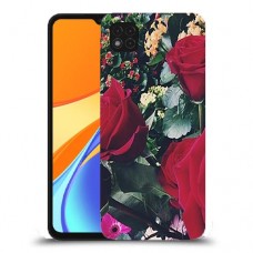 ורדים כיסוי מגן קשיח מעוצב ל Xiaomi Redmi 9C יחידה אחת סקרין מובייל