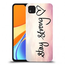 הישאר חזק כיסוי מגן קשיח מעוצב ל Xiaomi Redmi 9C יחידה אחת סקרין מובייל