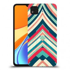 פסים בצבע כיסוי מגן קשיח מעוצב ל Xiaomi Redmi 9C יחידה אחת סקרין מובייל
