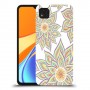 חמניות בלבן כיסוי מגן קשיח מעוצב ל Xiaomi Redmi 9C יחידה אחת סקרין מובייל