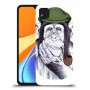 חשיבה קוף כיסוי מגן קשיח מעוצב ל Xiaomi Redmi 9C יחידה אחת סקרין מובייל