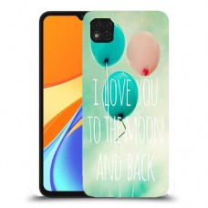 עד הירח ובחזרה כיסוי מגן קשיח מעוצב ל Xiaomi Redmi 9C יחידה אחת סקרין מובייל