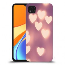 לבבות מעורפלים בחום כיסוי מגן קשיח מעוצב ל Xiaomi Redmi 9C יחידה אחת סקרין מובייל