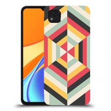 הצגת הפשטה כיסוי מגן קשיח מעוצב ל Xiaomi Redmi 9C יחידה אחת סקרין מובייל