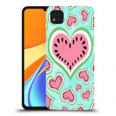 אבטיח אהבה כיסוי מגן קשיח מעוצב ל Xiaomi Redmi 9C יחידה אחת סקרין מובייל
