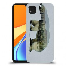 דוב לבן כיסוי מגן קשיח מעוצב ל Xiaomi Redmi 9C יחידה אחת סקרין מובייל