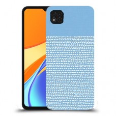 נקודות לבנות בכחול כיסוי מגן קשיח מעוצב ל Xiaomi Redmi 9C יחידה אחת סקרין מובייל