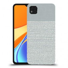 נקודות לבנות אפור כיסוי מגן קשיח מעוצב ל Xiaomi Redmi 9C יחידה אחת סקרין מובייל