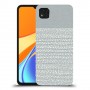 נקודות לבנות אפור כיסוי מגן קשיח מעוצב ל Xiaomi Redmi 9C יחידה אחת סקרין מובייל
