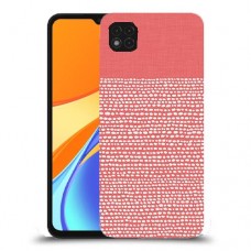 נקודות לבנות בורוד כיסוי מגן קשיח מעוצב ל Xiaomi Redmi 9C יחידה אחת סקרין מובייל