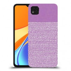 נקודות לבנות בסגול כיסוי מגן קשיח מעוצב ל Xiaomi Redmi 9C יחידה אחת סקרין מובייל