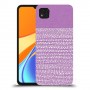 נקודות לבנות בסגול כיסוי מגן קשיח מעוצב ל Xiaomi Redmi 9C יחידה אחת סקרין מובייל