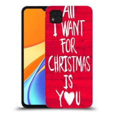 אתה עבור חג המולד כיסוי מגן קשיח מעוצב ל Xiaomi Redmi 9C יחידה אחת סקרין מובייל