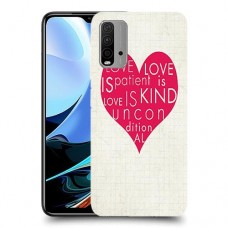 אהבה היא אדיבה כיסוי מגן קשיח מעוצב ל Xiaomi Redmi 9T יחידה אחת סקרין מובייל