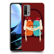 זוג יונים כיסוי מגן קשיח מעוצב ל Xiaomi Redmi 9T יחידה אחת סקרין מובייל