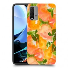 אפרסקים כתומים כיסוי מגן קשיח מעוצב ל Xiaomi Redmi 9T יחידה אחת סקרין מובייל