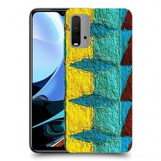 הפשטה צבועה כיסוי מגן קשיח מעוצב ל Xiaomi Redmi 9T יחידה אחת סקרין מובייל