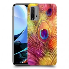 נוצת טווס כיסוי מגן קשיח מעוצב ל Xiaomi Redmi 9T יחידה אחת סקרין מובייל