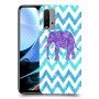 אלפנט סגול כיסוי מגן קשיח מעוצב ל Xiaomi Redmi 9T יחידה אחת סקרין מובייל