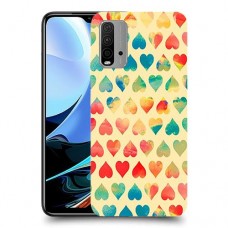 לבבות קשת כיסוי מגן קשיח מעוצב ל Xiaomi Redmi 9T יחידה אחת סקרין מובייל